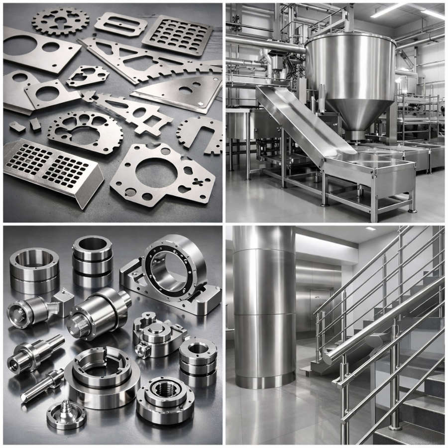 usages acier inxoydable